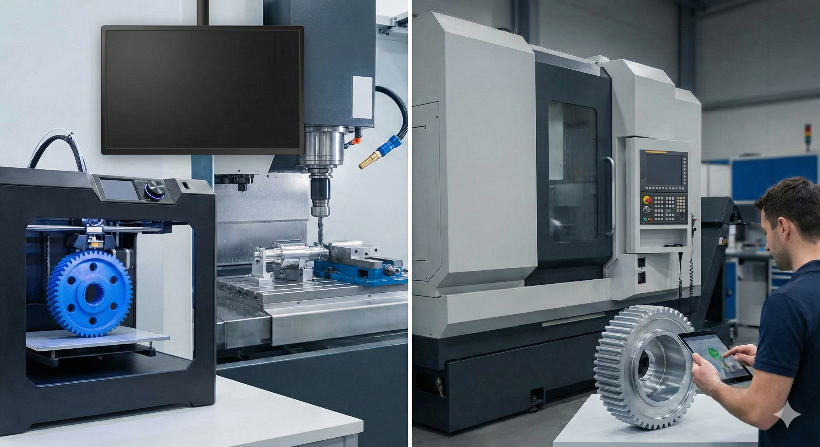 Le prototypage rapide et la production de pièces de rechange minimisent les temps d'arrêt opérationnels.