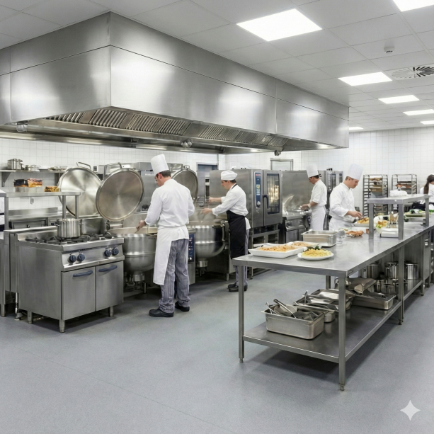 Hospital & Institution 4 industrial kitchen school 6